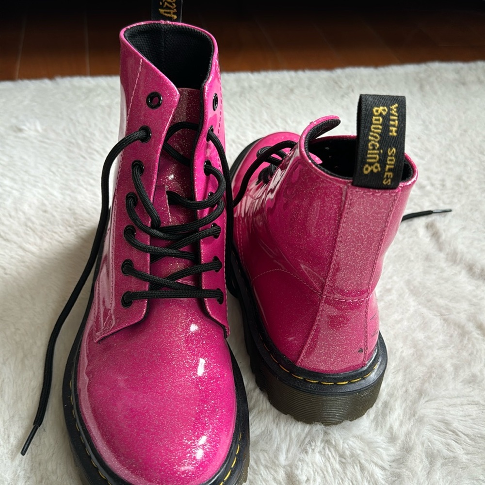 Pink boots